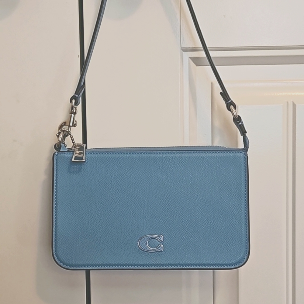 Coach Pouch Bag w/ Matching Wallet